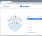 Dropbox 使用Google登录