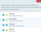 这是Flickr针对Windows和Mac的新上传工具