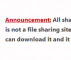 Wupload FileServer禁用文件共享功能