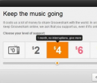 Grooveshark要求用户订阅或其他不可跳过的广告