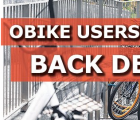 oBike自行车使用者不太可能在公司进行清算时取回押金