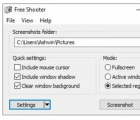 Free Shooter是适用于Windows的简单开源截图工具