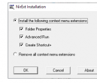 Nirsoft的NirExt向Windows资源管理器添加了选项