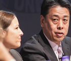 日产未来的首席执行官出人意料地出现在新闻界