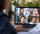 Skype使用自定义背景进行视频通话进行缩放