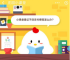 蚂蚁庄园每日一题问答：小鸡老是记不住支付密码怎么办