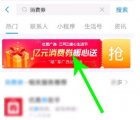 app使用问答：支付宝消费券在哪领取 城市消费券领取方法