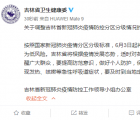 吉林舒兰风险等级调整为低风险 但是还是要提高防范意识做好个人防护