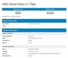入门级诺基亚2V Tella出现在Geekbench中