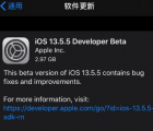 i4：iOS 13.5.5 测试版怎么一键刷机
