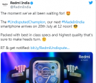 Redmi Note 9计划于7月20日在印度发布