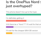 数据显示OnePlus Nord没有辜负宣传